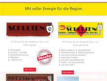 Tablet Screenshot of elektrotechnik-schulten.de